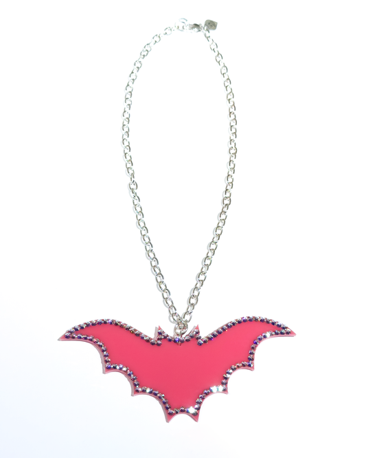 OG Pink Bat Necklace